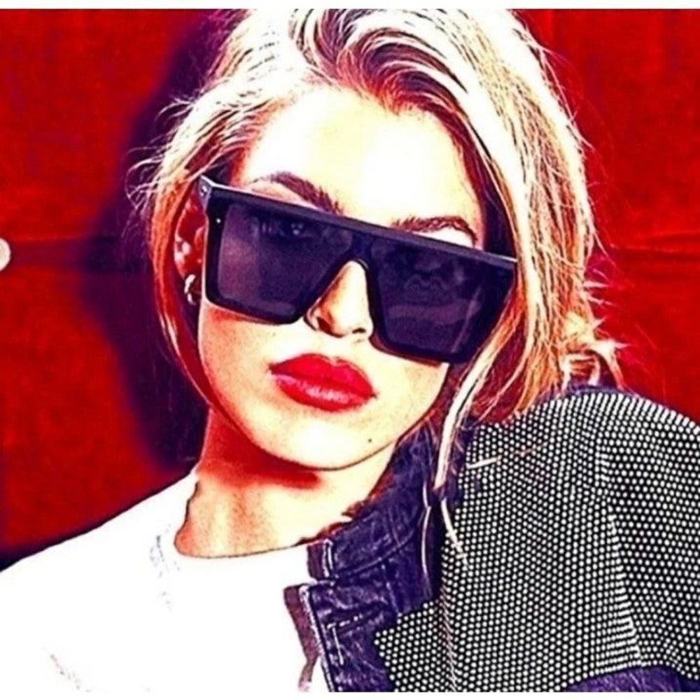 UNISEX OVER SIZED LARGE FRAME SUNGLASSES